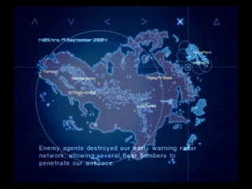 Ace Combat 04: Shattered Skies | PlayStation 2 | gameplay screenshot | region=North America | source-country= | zypher-v2 | moby-7e4df7552297 | Data by MobyGames.com