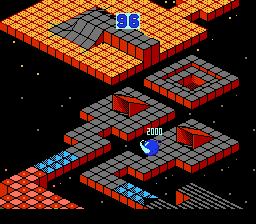 
Marble Madness | NES | gameplay screenshot | Data by MobyGames.com