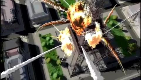 Twisted Metal: Head-On | PSP | gameplay screenshot | region=North America | source-country= | zypher-v2 | moby-4e4a39ab8918 | Data by MobyGames.com
