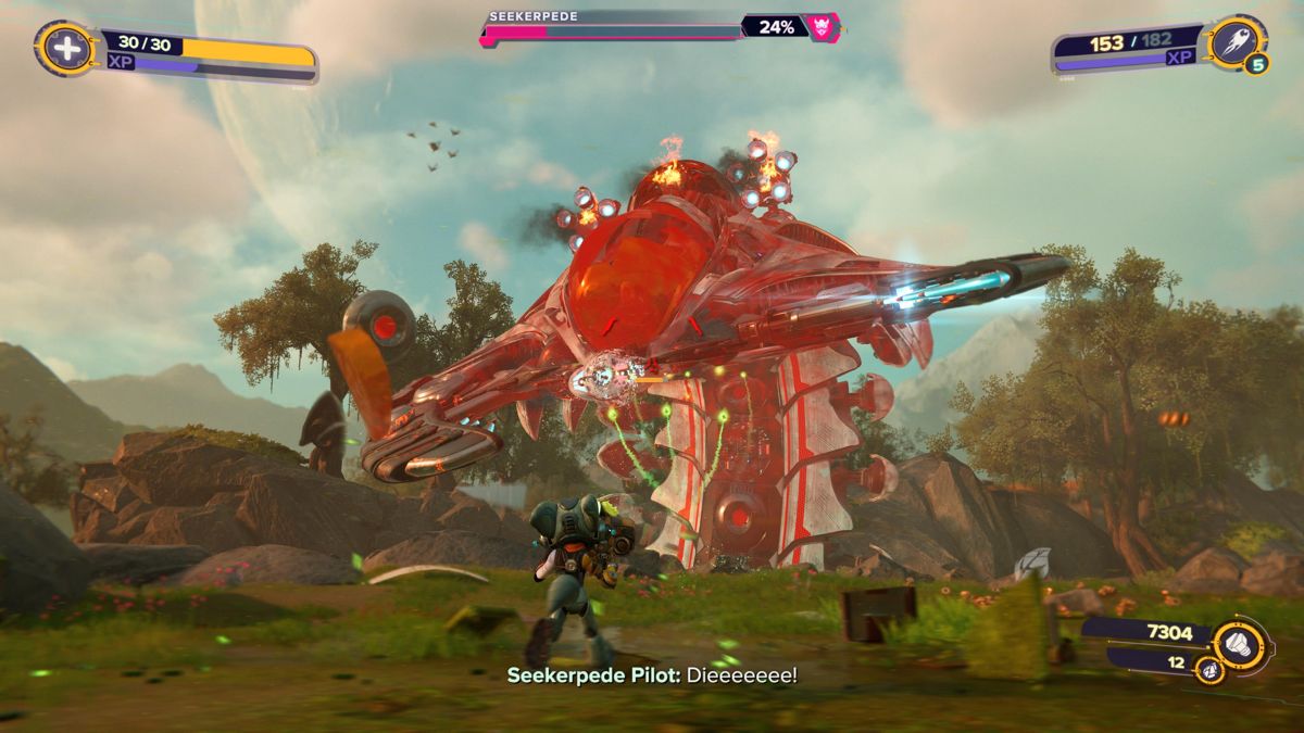Ratchet & Clank: Rift Apart | PlayStation 5 | gameplay screenshot | region=North America | source-country= | zypher-v2 | moby-5bd20b049543 | Data by MobyGames.com