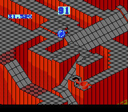 
Marble Madness | NES | gameplay screenshot | Data by MobyGames.com