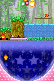 Kirby: Squeak Squad | Nintendo DS | gameplay screenshot | region=North America | source-country= | zypher-v2 | moby-ab81b687d2ab | Data by MobyGames.com