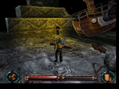 
O.D.T.: Escape... or Die Trying | PlayStation | gameplay screenshot | Region: North America | source-country= | Data by MobyGames.com