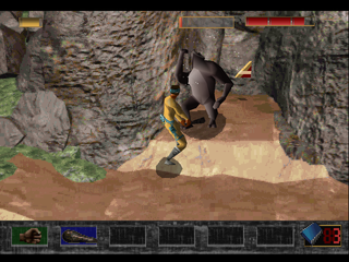 Time Commando | PlayStation | gameplay screenshot | Data by MobyGames.com