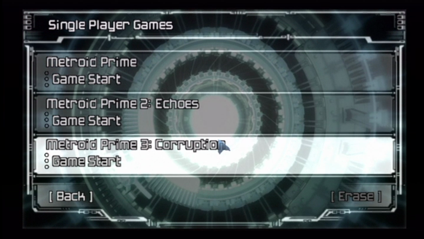 Metroid Prime Trilogy | Wii | gameplay screenshot | region=North America | edition=steelbook | source-country= | zypher-v2 | moby-d5ccf4e2221a | Data by MobyGames.com