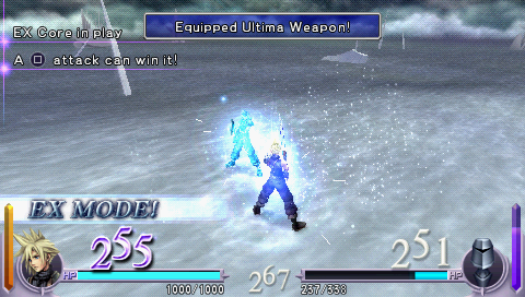 Dissidia: Final Fantasy | PSP | gameplay screenshot | region=Japan | source-country= | zypher-v2 | moby-8627f716cc3b | Data by MobyGames.com