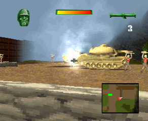 Army Men: Sarge's Heroes | PlayStation | gameplay screenshot | Data by MobyGames.com