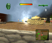 
Army Men: Sarge's Heroes | PlayStation | gameplay screenshot | Data by MobyGames.com