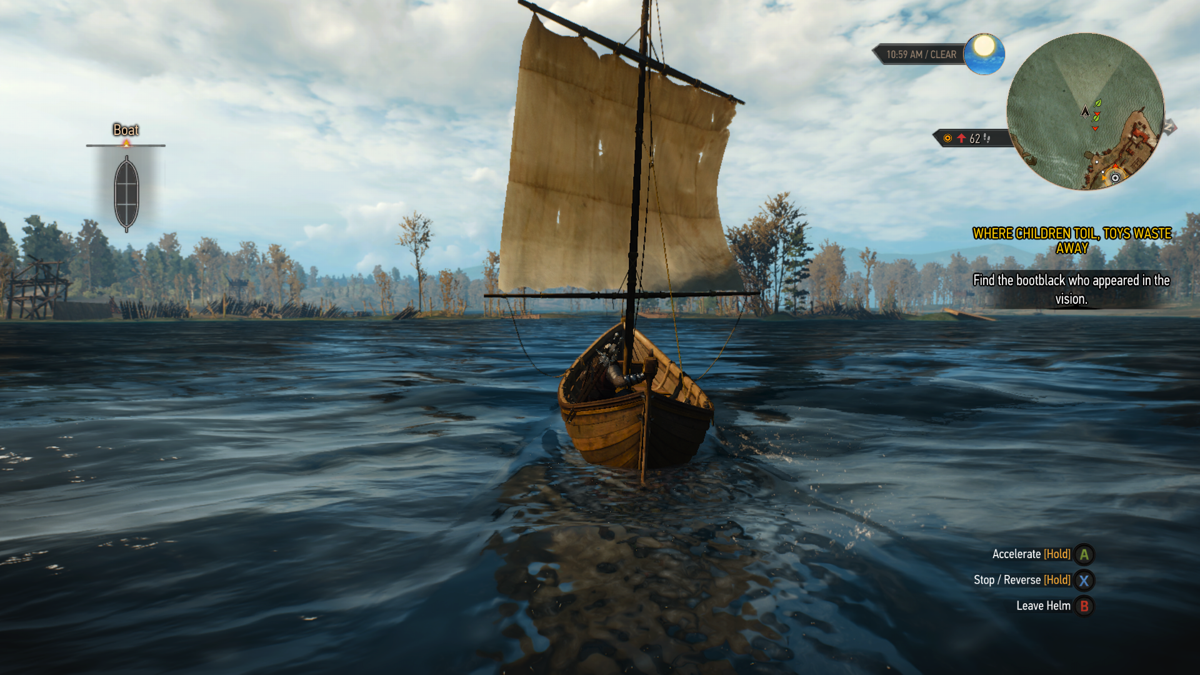 The Witcher 3: Wild Hunt [Game of the Year Edition] | Xbox One | gameplay screenshot | Data by MobyGames.com