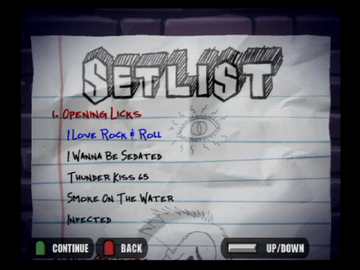 Guitar Hero | PlayStation 2 | gameplay screenshot | region=North America | source-country= | zypher-v2 | moby-af903d1992f9 | Data by MobyGames.com