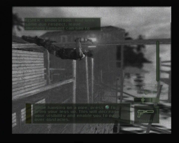 
Tom Clancy's Splinter Cell: Pandora Tomorrow | PlayStation 2 | gameplay screenshot | Data by MobyGames.com