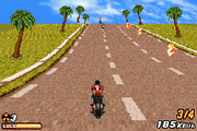 Road Rash: Jailbreak | Game Boy Advance | gameplay screenshot | region=North America | source-country= | zypher-v2 | moby-f8a4fc206a5b | Data by MobyGames.com