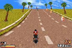 Road Rash: Jailbreak | Game Boy Advance | gameplay screenshot | region=North America | source-country= | zypher-v2 | moby-f8a4fc206a5b | Data by MobyGames.com