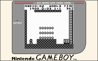 
Super Mario Land | Game Boy | gameplay screenshot | Data by MobyGames.com