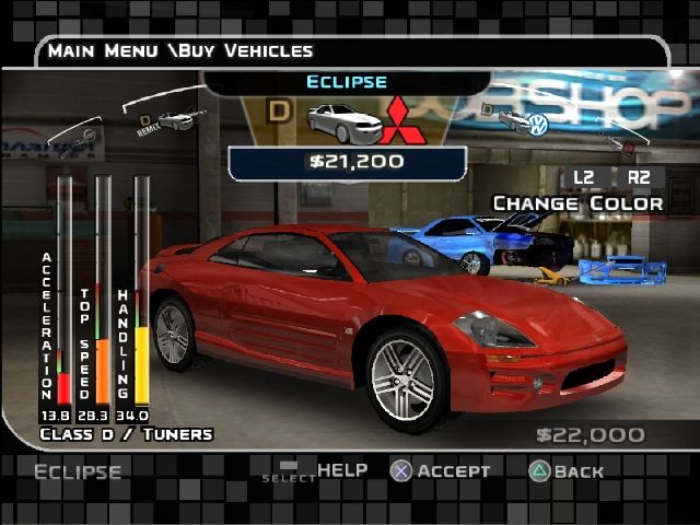 Midnight Club 3: DUB Edition Remix | PlayStation 2 | gameplay screenshot | Data by MobyGames.com