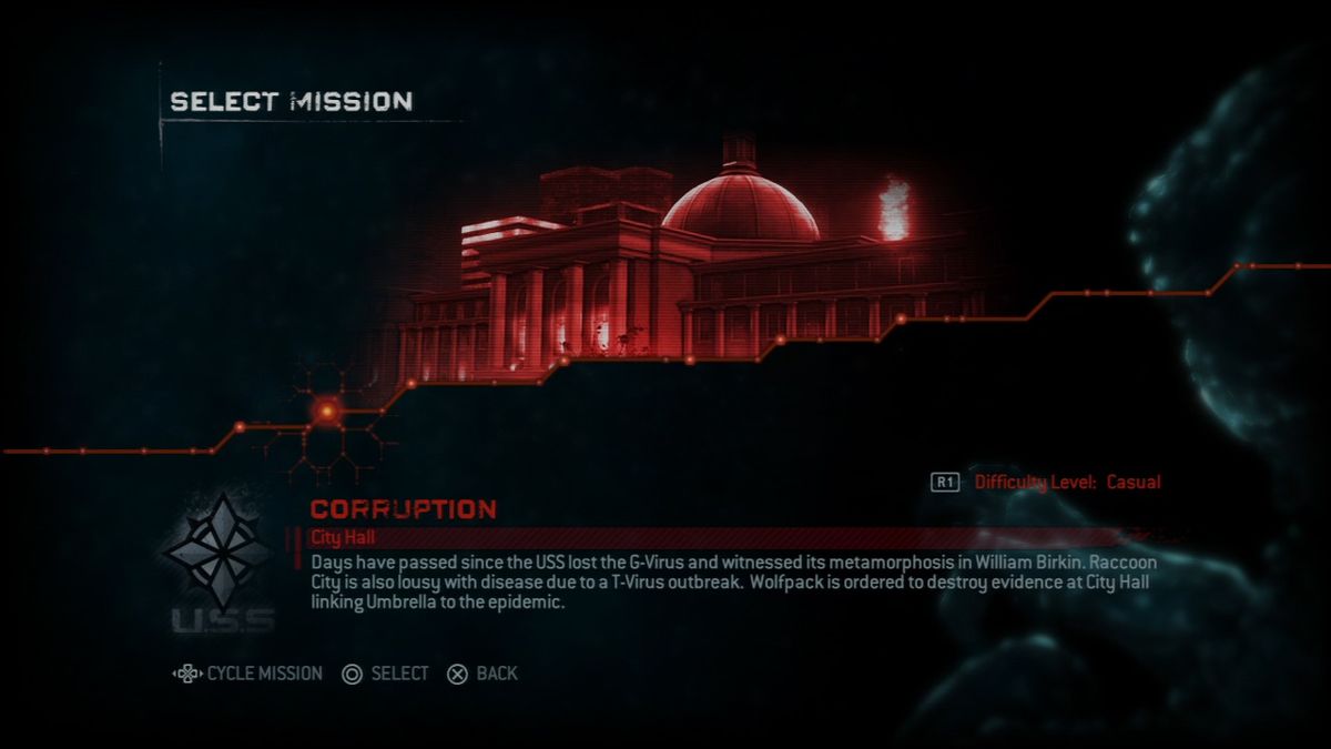 Resident Evil: Operation Raccoon City | PlayStation 3 | gameplay screenshot | Data by MobyGames.com