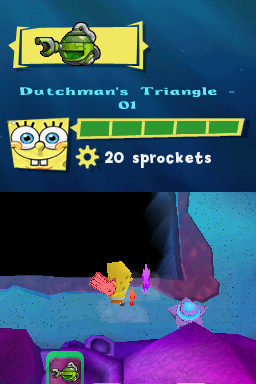 
SpongeBob SquarePants: Plankton's Robotic Revenge | Nintendo DS | gameplay screenshot | Data by MobyGames.com