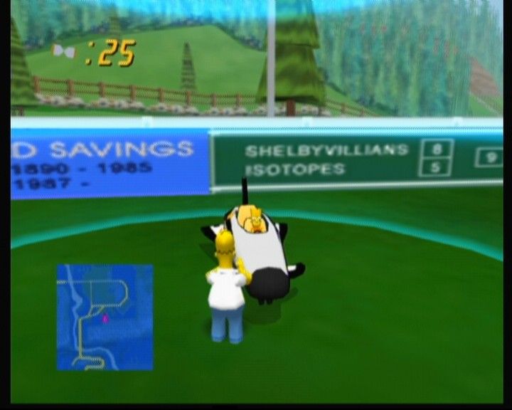 The Simpsons: Road Rage | Xbox | gameplay screenshot | region=North America | source-country= | zypher-v2 | moby-629254442295 | Data by MobyGames.com