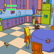 The Simpsons Game | PlayStation 2 | gameplay screenshot | region=North America | source-country= | zypher-v2 | moby-aafe7d367916 | Data by MobyGames.com