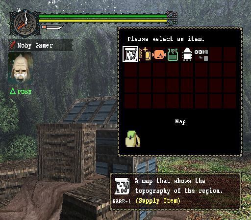 
Monster Hunter | PlayStation 2 | gameplay screenshot | Region: North America | source-country= | Data by MobyGames.com