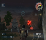 
Mercenaries: Playground of Destruction | PlayStation 2 | gameplay screenshot | Data by MobyGames.com