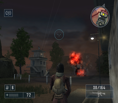 
Mercenaries: Playground of Destruction | PlayStation 2 | gameplay screenshot | Data by MobyGames.com