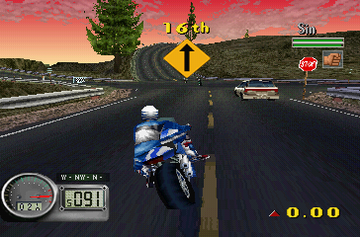 
Road Rash 3-D | PlayStation | gameplay screenshot | Region: North America | source-country= | Data by MobyGames.com