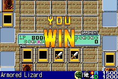 Yu-Gi-Oh!: The Eternal Duelist Soul | Game Boy Advance | gameplay screenshot | Region: North America | source-country= | Data by MobyGames.com