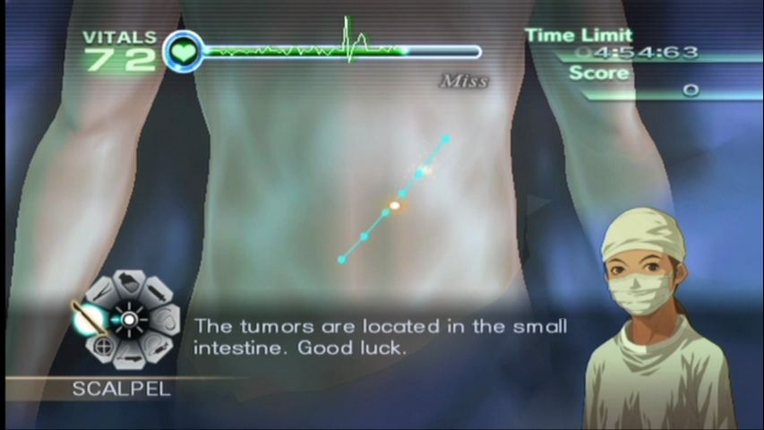 
Trauma Center: New Blood | Wii | gameplay screenshot | Data by MobyGames.com
