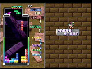 
Tetris Plus | PlayStation | gameplay screenshot | Data by MobyGames.com