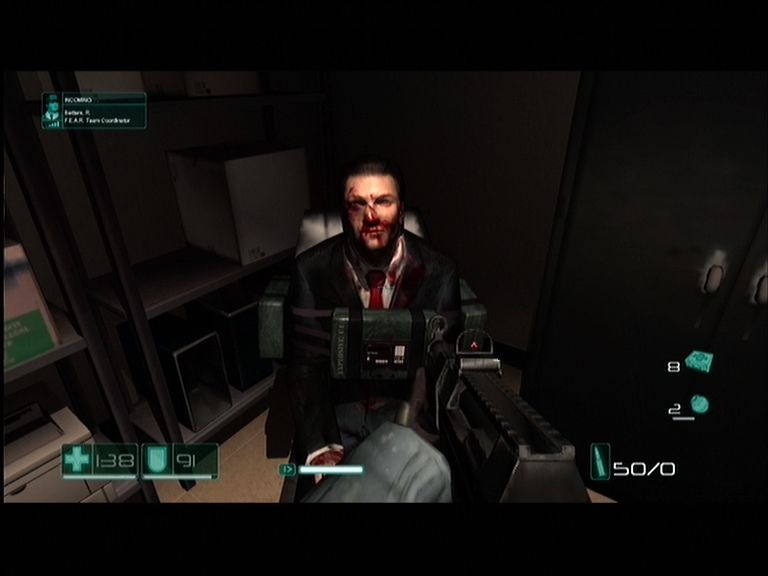 
F.E.A.R.: First Encounter Assault Recon | Xbox 360 | gameplay screenshot | Data by MobyGames.com