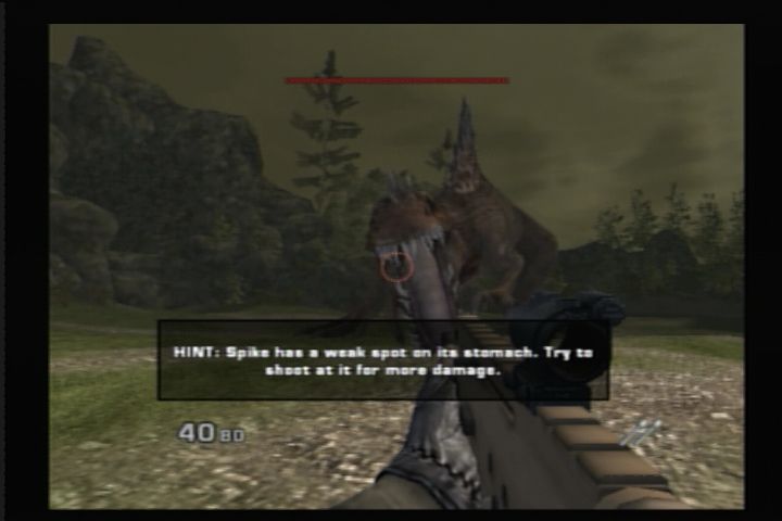 Jurassic: The Hunted | PlayStation 2 | gameplay screenshot | Region: North America | source-country= | Data by MobyGames.com