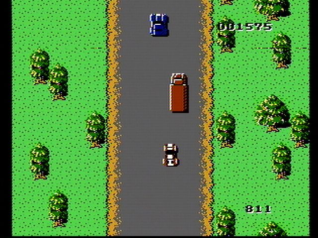 
Spy Hunter | NES | gameplay screenshot | Data by MobyGames.com