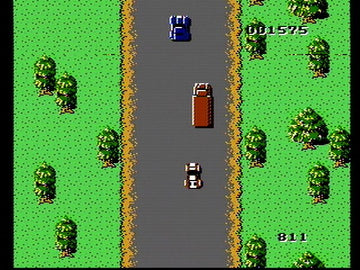 
Spy Hunter | NES | gameplay screenshot | Data by MobyGames.com