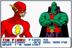 Justice League Heroes: The Flash | Game Boy Advance | gameplay screenshot | region=North America | source-country= | zypher-v2 | moby-82b69eac7763 | Data by MobyGames.com