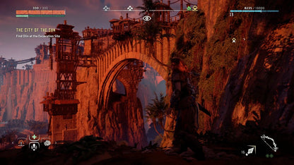 
Horizon: Zero Dawn | PlayStation 4 | gameplay screenshot | Region: North America | source-country= | Data by MobyGames.com
