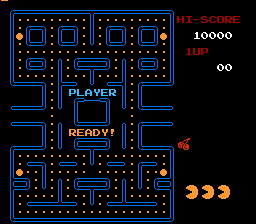 Pac-Man | NES | gameplay screenshot | Data by MobyGames.com
