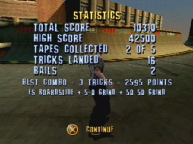 
Tony Hawk's Pro Skater | PlayStation | gameplay screenshot | Data by MobyGames.com