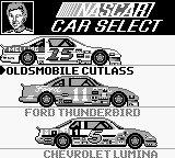 
Bill Elliott's NASCAR Fast Tracks | Game Boy | gameplay screenshot | Data by MobyGames.com