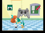 
Tiny Toon Adventures: Plucky's Big Adventure | PlayStation | gameplay screenshot | Data by MobyGames.com