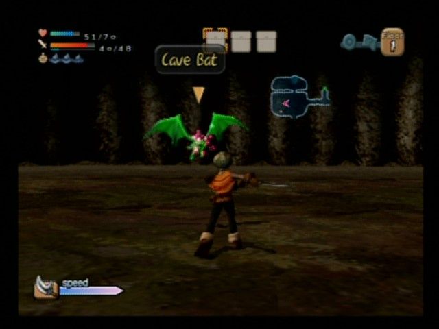 Dark Cloud | PlayStation 2 | gameplay screenshot | Region: North America | source-country= | Data by MobyGames.com