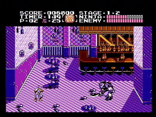 
Ninja Gaiden | NES | gameplay screenshot | Data by MobyGames.com