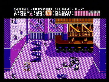 
Ninja Gaiden | NES | gameplay screenshot | Data by MobyGames.com