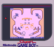 
Kirby's Pinball Land | Game Boy | gameplay screenshot | Data by MobyGames.com