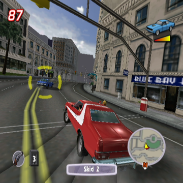 Starsky & Hutch | GameCube | gameplay screenshot | region=North America | source-country= | zypher-v2 | moby-fe677865016d | Data by MobyGames.com