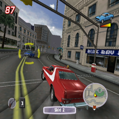 Starsky & Hutch | GameCube | gameplay screenshot | region=North America | source-country= | zypher-v2 | moby-fe677865016d | Data by MobyGames.com