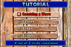 
Kelly Slater's Pro Surfer | Game Boy Advance | gameplay screenshot | Data by MobyGames.com