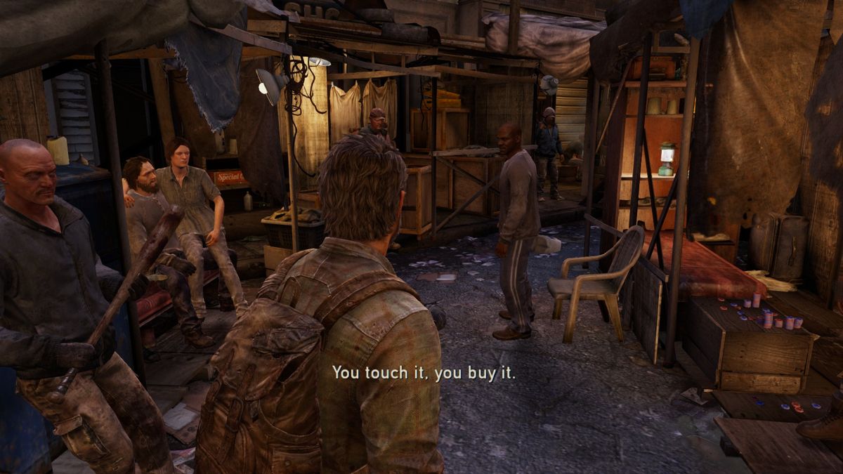 
The Last of Us: Remastered | PlayStation 4 | gameplay screenshot | Region: North America | source-country= | Data by MobyGames.com
