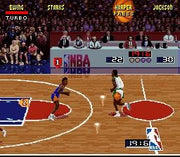 NBA Jam | SNES | gameplay screenshot | region=North America | source-country= | zypher-v2 | moby-78d9b116d920 | Data by MobyGames.com