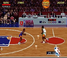 NBA Jam | SNES | gameplay screenshot | region=North America | source-country= | zypher-v2 | moby-78d9b116d920 | Data by MobyGames.com